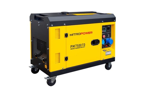 MITORPOWER Diesel-Generator PM 7500 TD, 6,5 kVA, 230 V