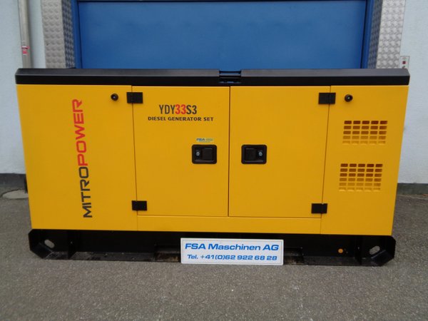 MITROPOWER Diesel-Generator YDY33S3